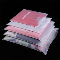 Transparent PVC PE zipper plastic packaging bags for clothing/underwear