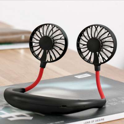 Large Capacity Rechargeable Portable Outdoor Hands-free Mini Lazy Hanging Neck Fan