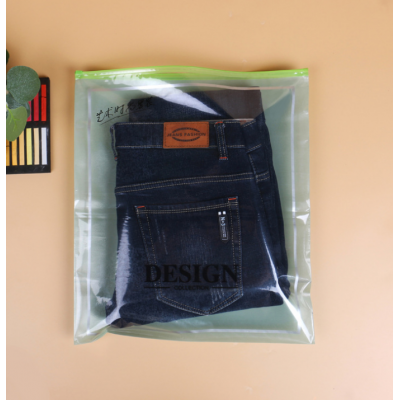 custom eco-friendly PE plastic packaging storage bag for clothes